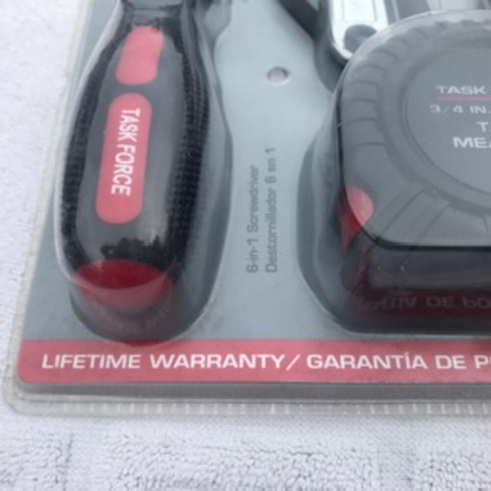 Tool Set . 10 Piece Assorted Hand Tools ........ Task Force . {2} Package Bundle - Picture 5 of 6